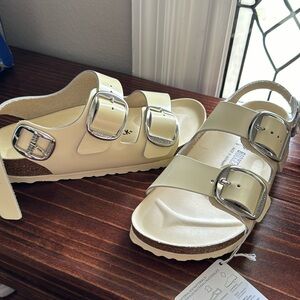 Birkenstock Sandals. Milano Big Buckle